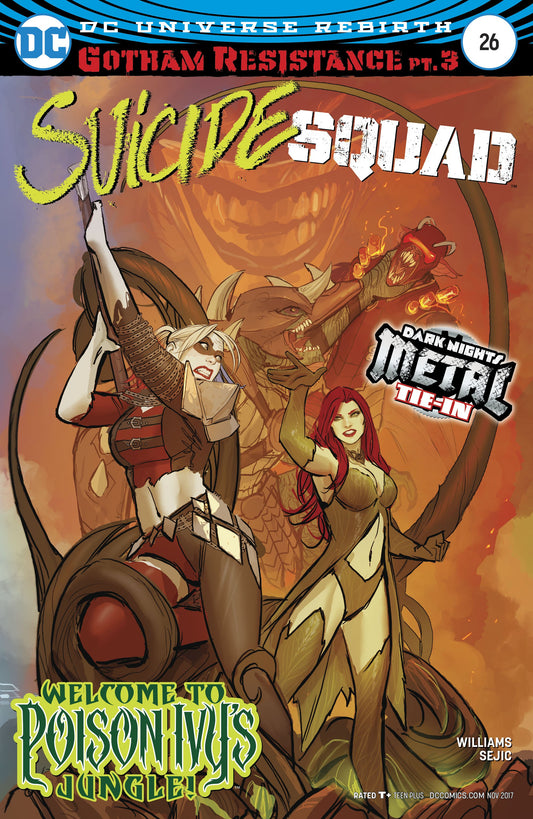SUICIDE SQUAD #26 (METAL) COVER