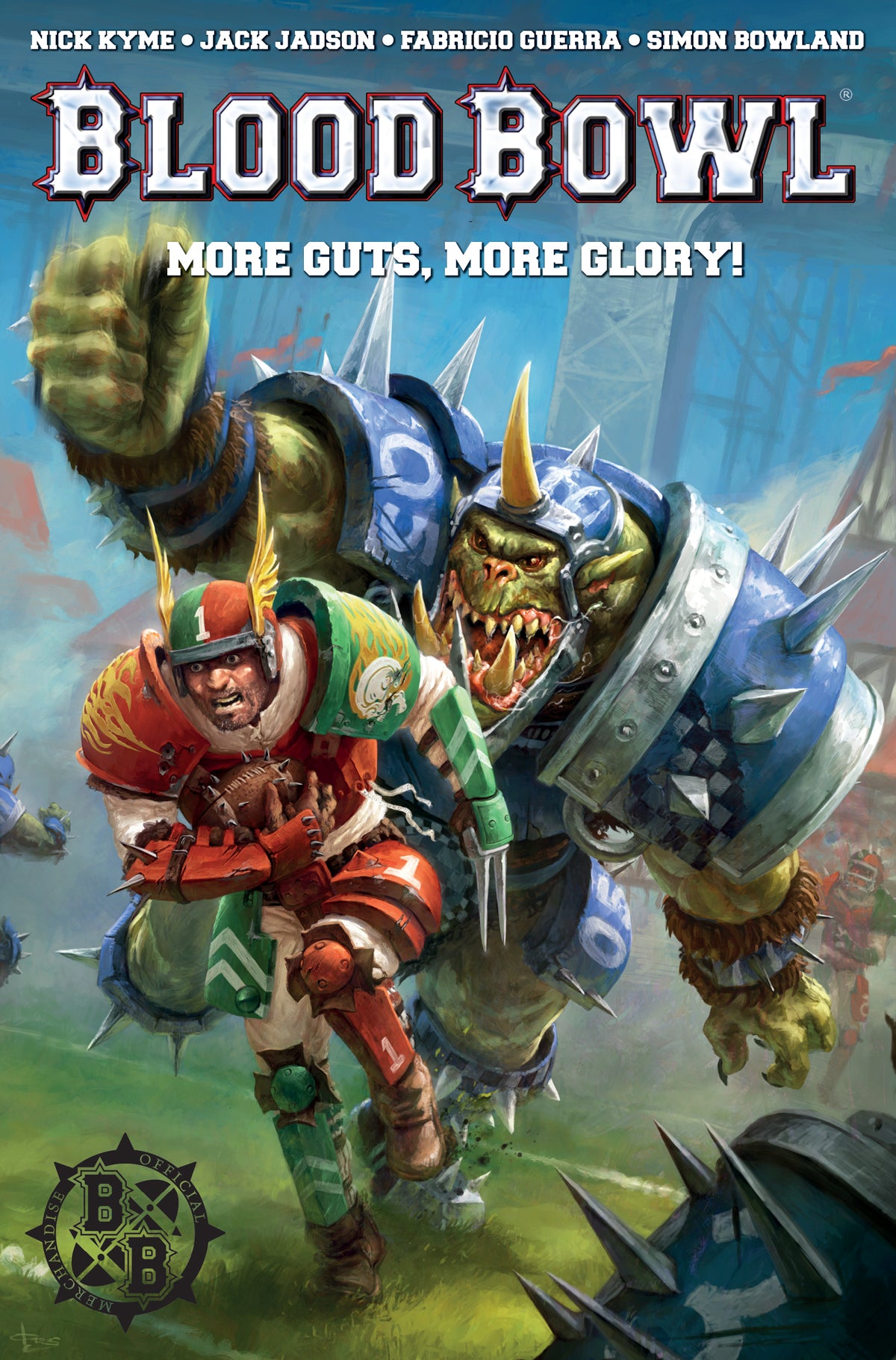 BLOOD BOWL MORE GUTS MORE GLORY TP COVER