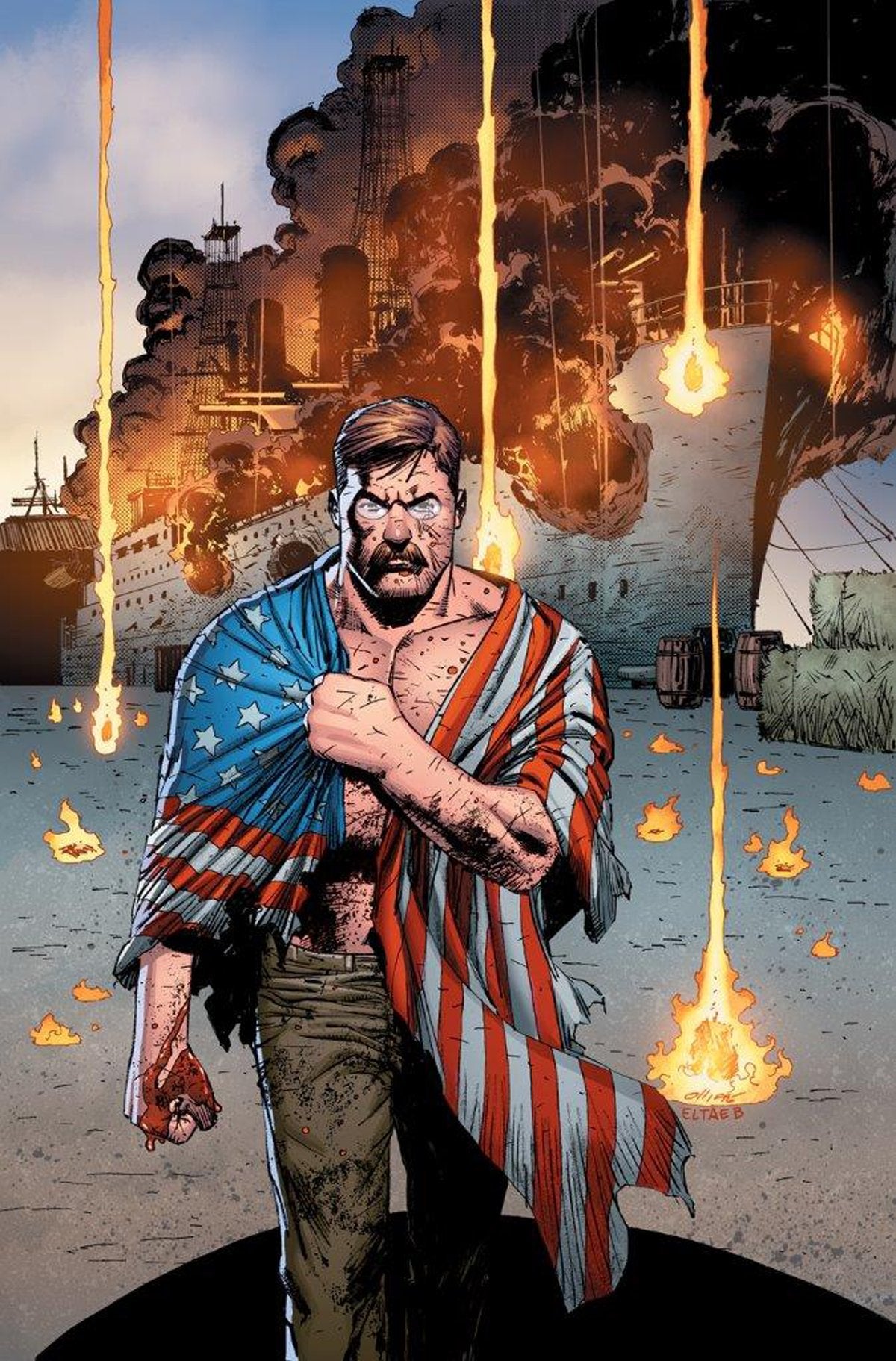 ROUGH RIDERS RIDERS ON THE STORM #6 COVER