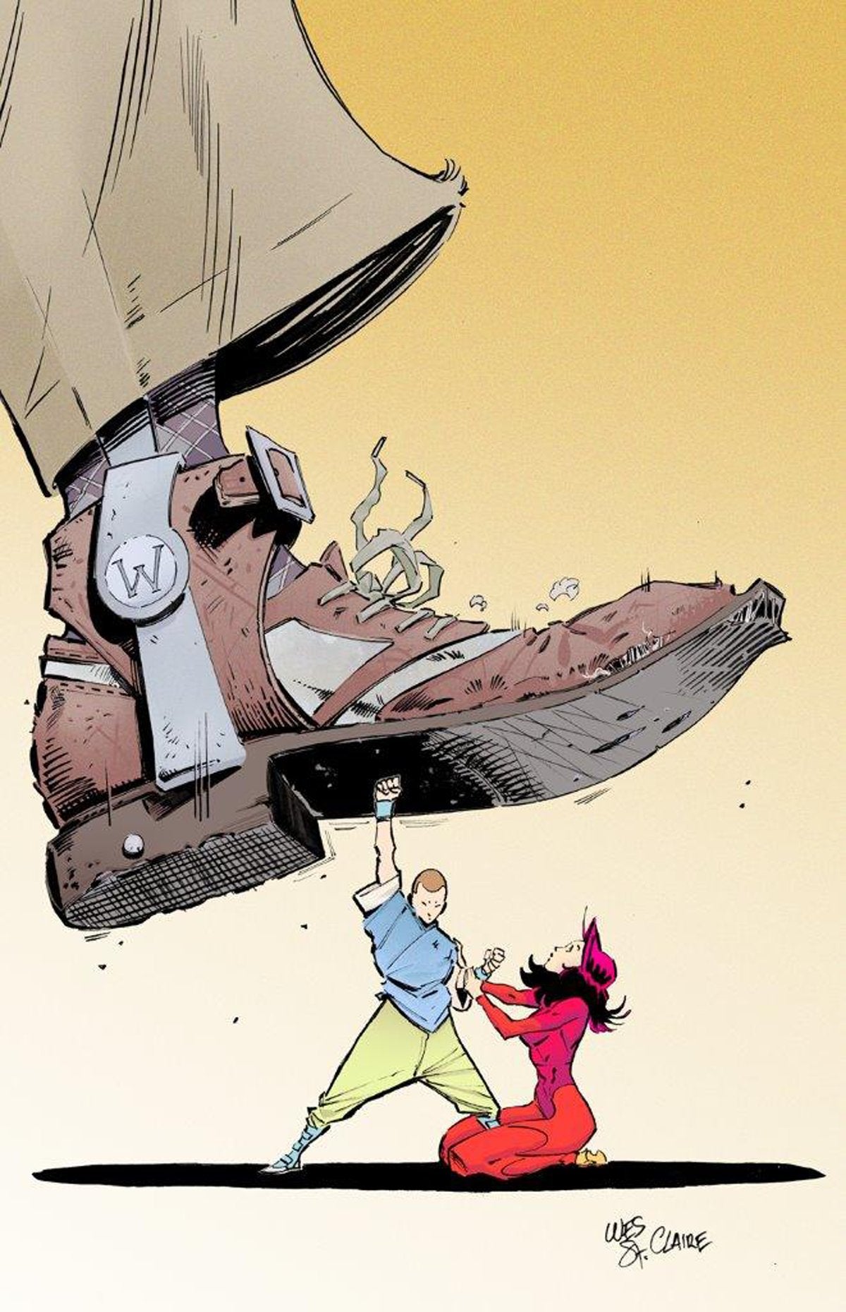 FU JITSU #1 CVR A WESLEY ST.CLAIRE COVER