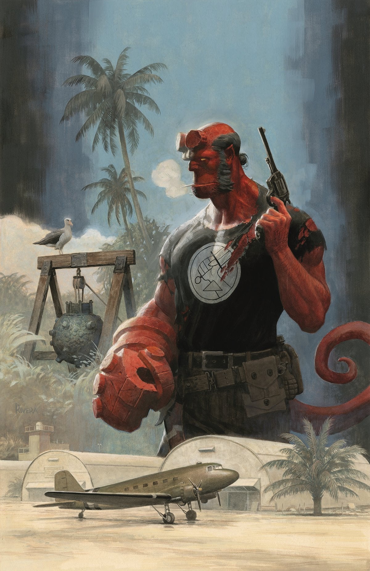 HELLBOY & BPRD 1955 OCCULT INTELLIGENCE #1 COVER