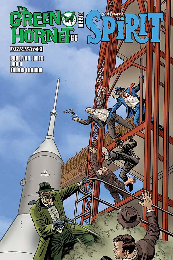 GREEN HORNET 66 MEETS SPIRIT #3 (OF 5) CVR A TEMPLETON COVER