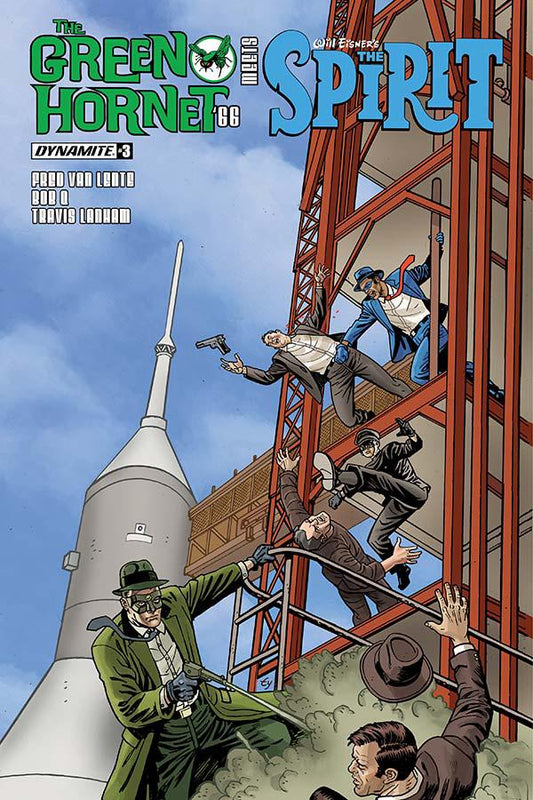 GREEN HORNET 66 MEETS SPIRIT #3 (OF 5) CVR A TEMPLETON COVER