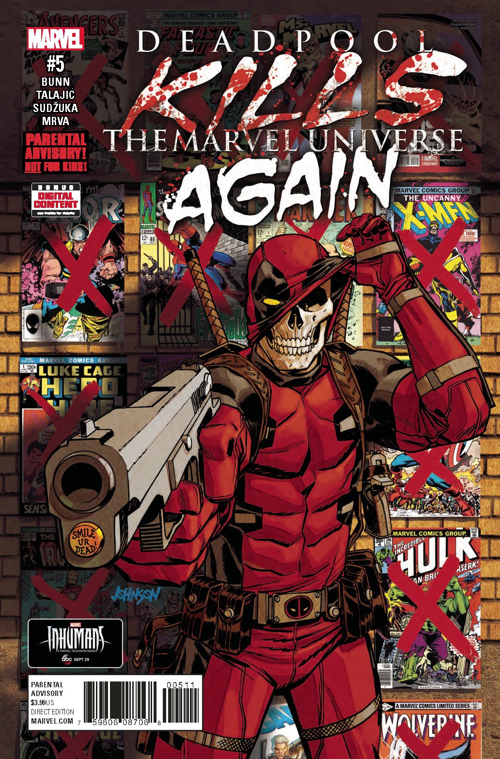 DEADPOOL KILLS MARVEL UNIVERSE AGAIN #5 (OF 5) COVER