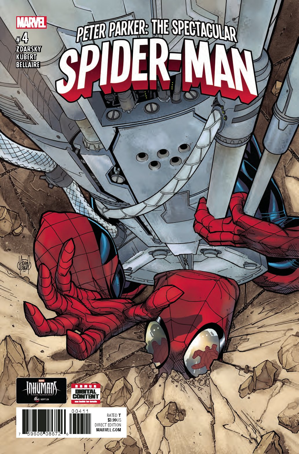 PETER PARKER SPECTACULAR SPIDER-MAN #4 COVER