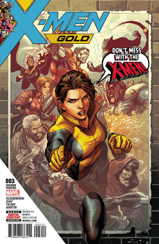 X-MEN GOLD #3 2ND PTG SYAF VAR COVER