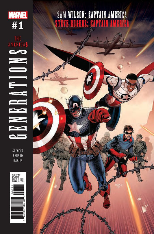 GENERATIONS CAPTAIN AMERICAS #1 COVER