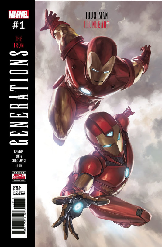 GENERATIONS IRON MAN & IRONHEART #1 COVER