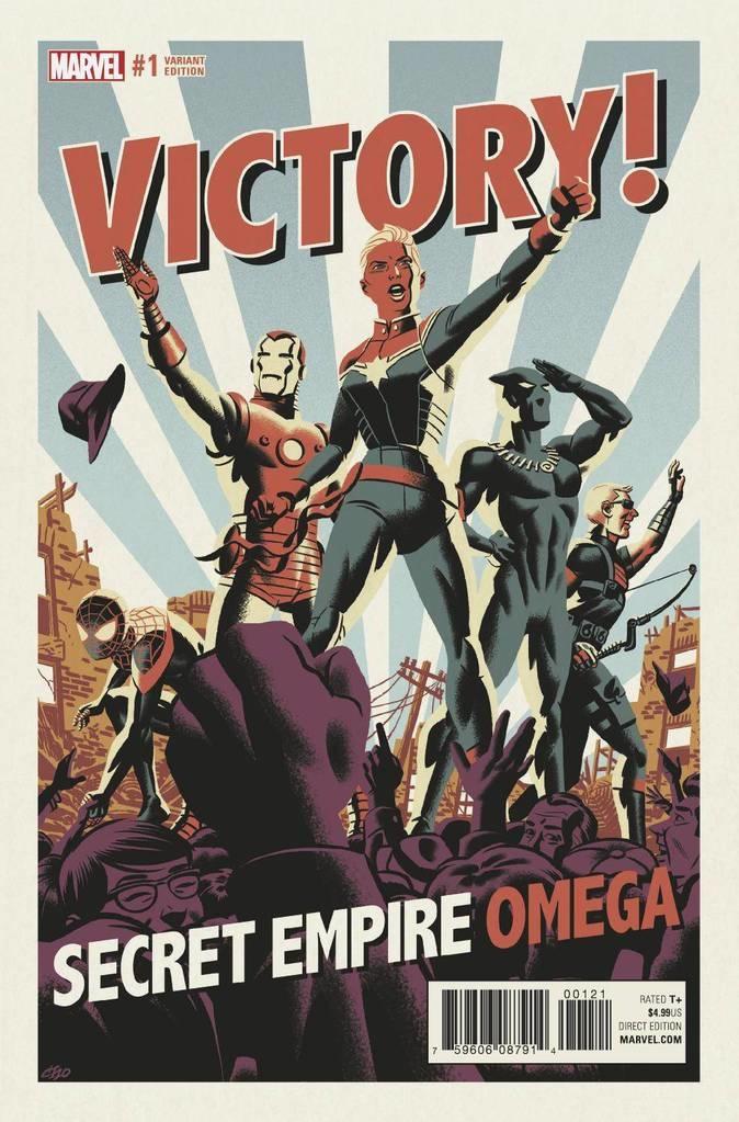 SECRET EMPIRE OMEGA #1 MICHAEL CHO VAR SE COVER