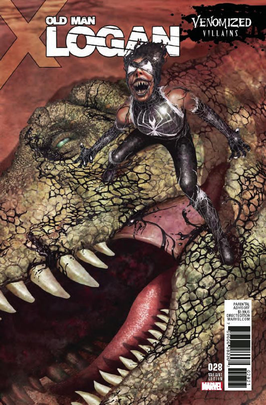 OLD MAN LOGAN #28 VENOMIZED ASHLEY BARTON VAR COVER