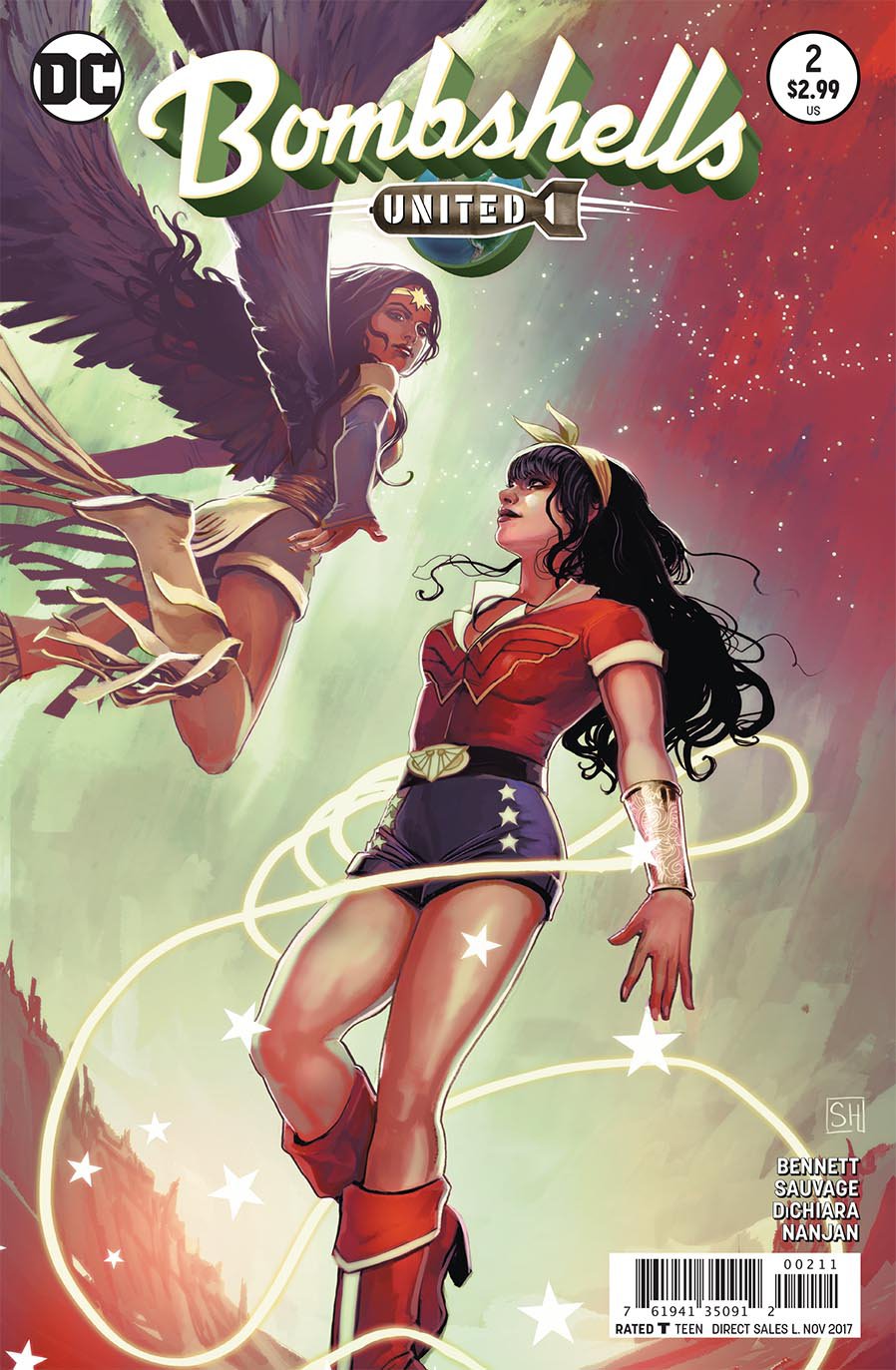 BOMBSHELLS UNITED #2 COVER
