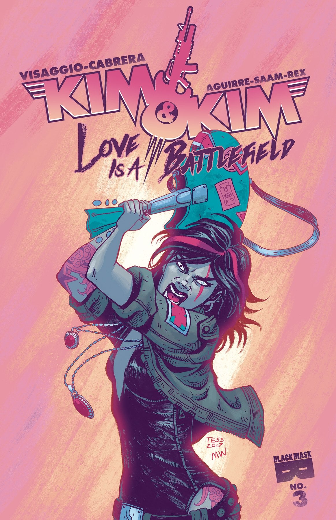 KIM AND KIM LOVE IS A BATTLEFIELD #3 (MR) COVER