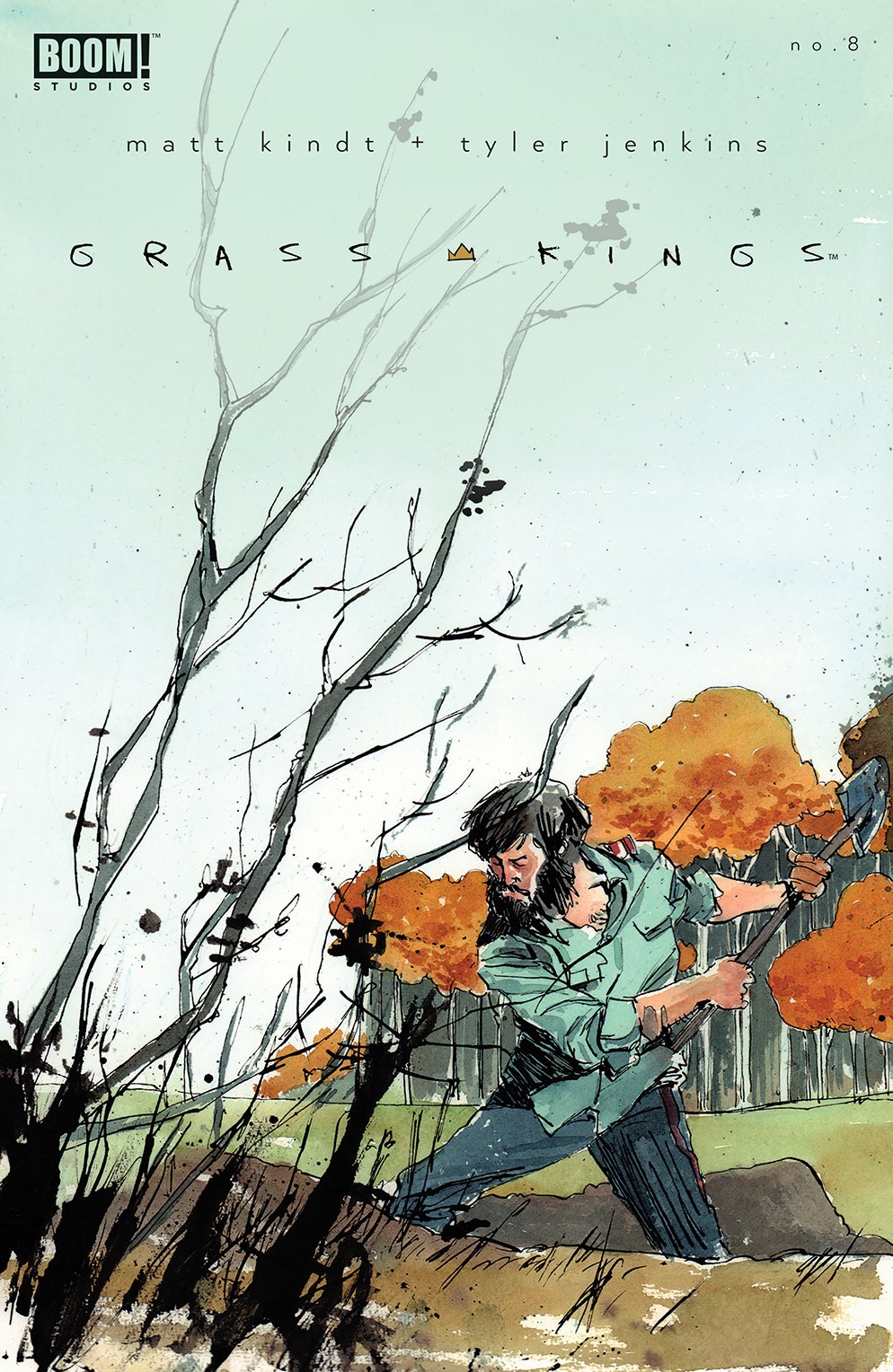 GRASS KINGS #8 MAIN & MIX COVER