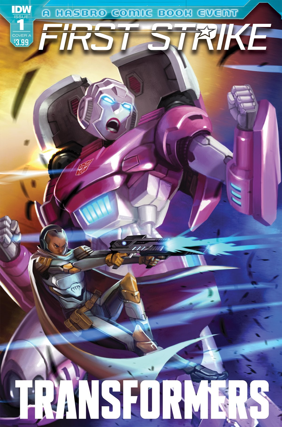 TRANSFORMERS FIRST STRIKE #1 CVR A PITRE-DUROCHER COVER
