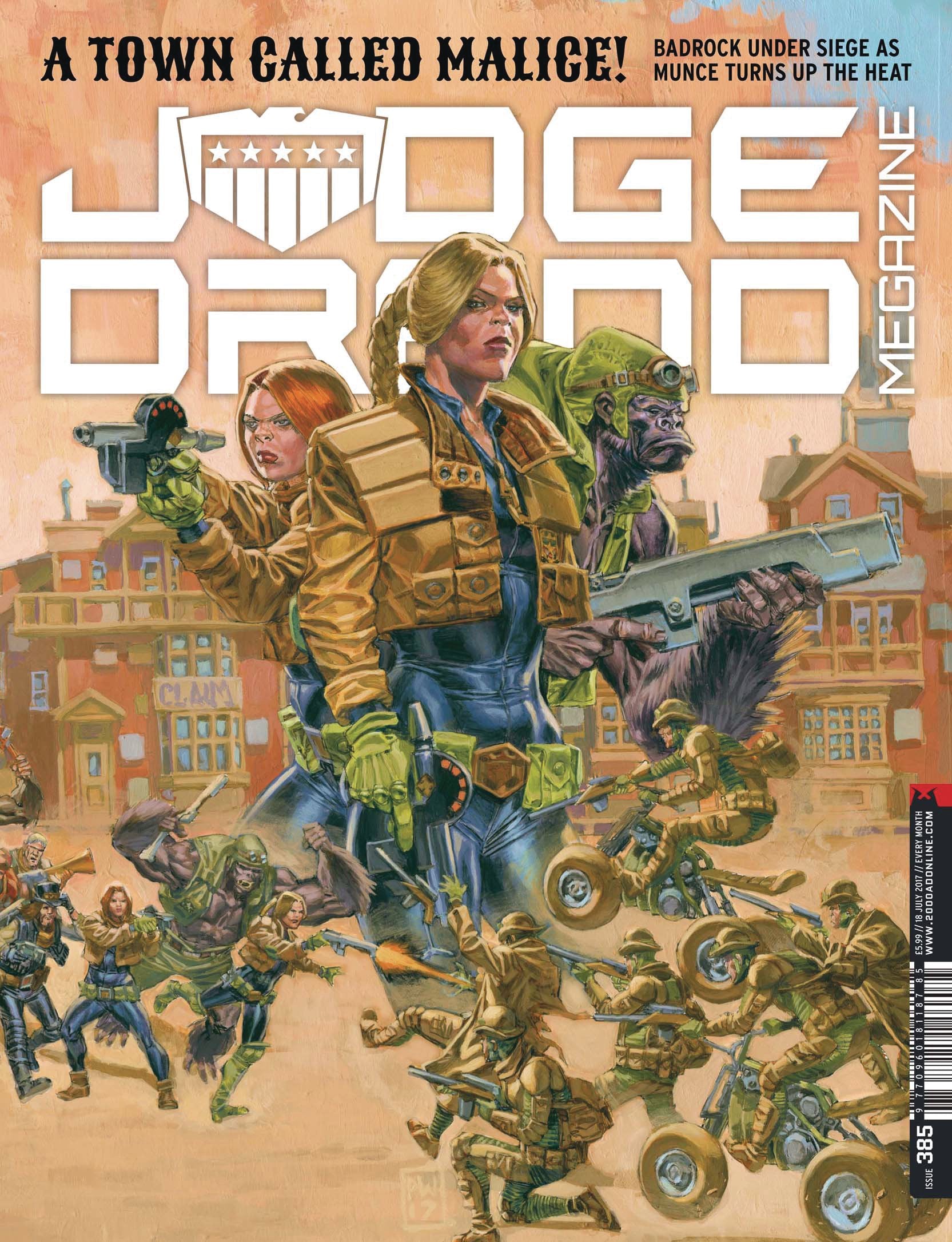 JUDGE DREDD MEGAZINE #389 COVER