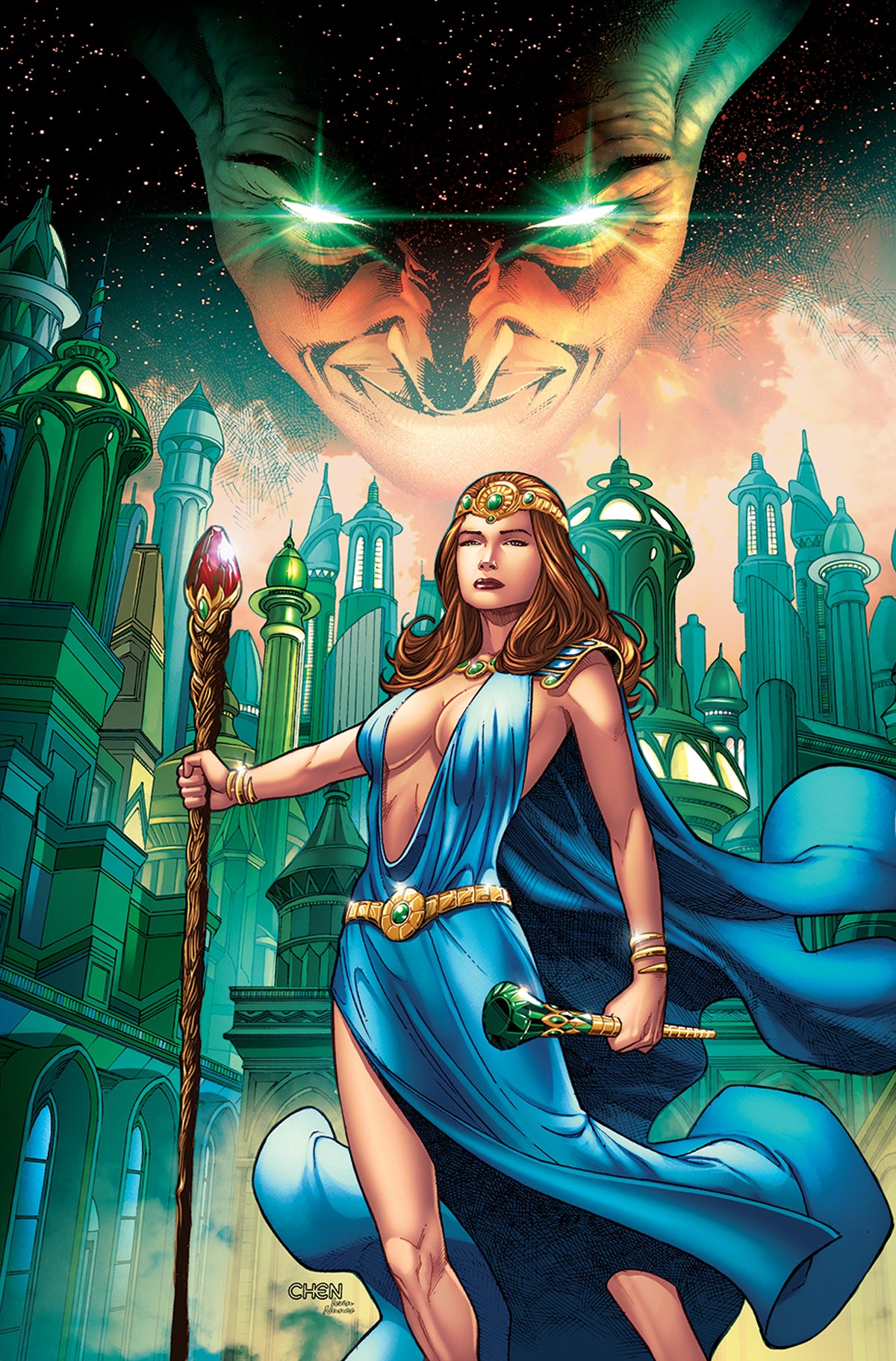 GFT OZ THE WIZARD ONE SHOT CVR A CHEN COVER