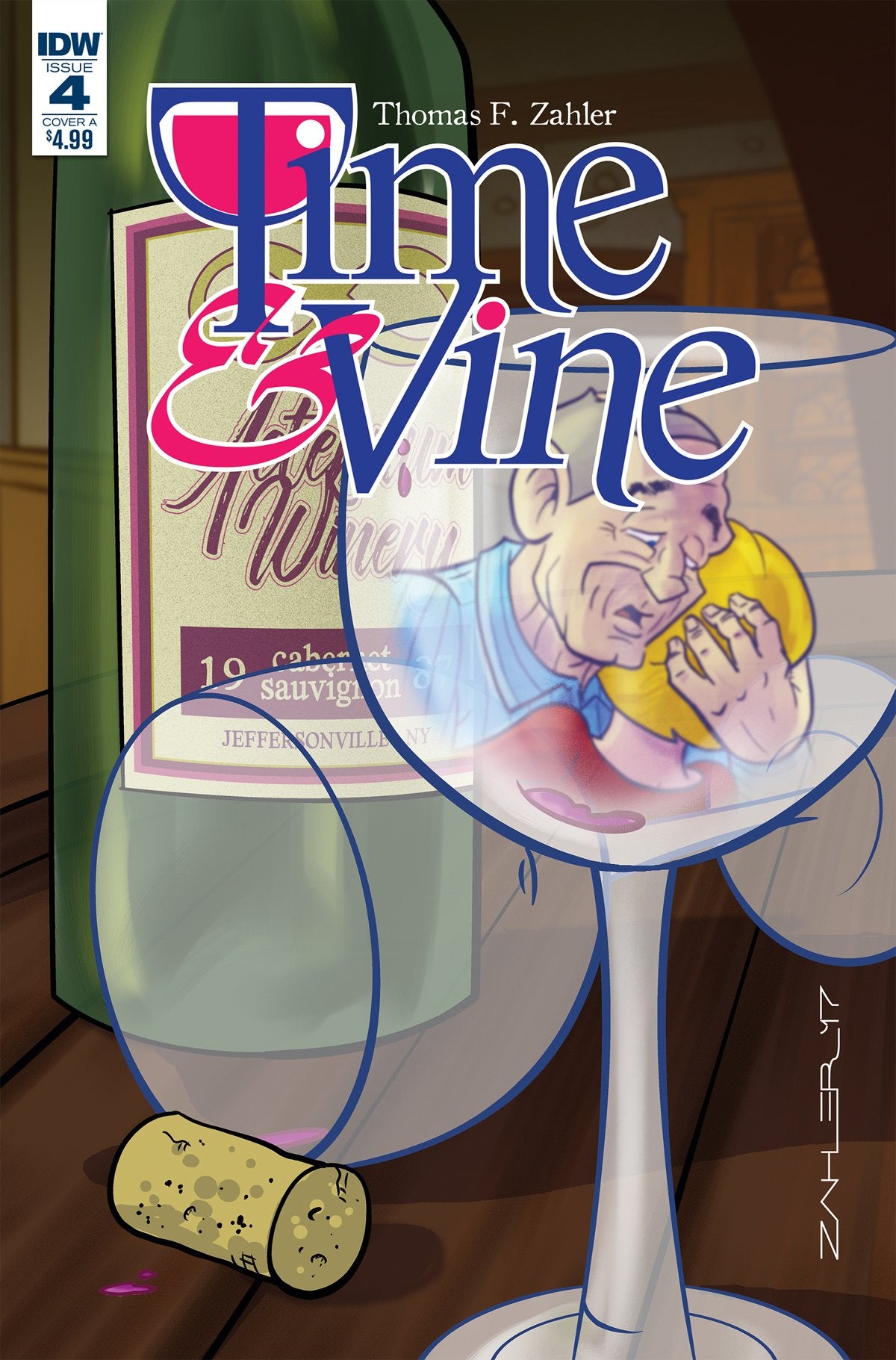 TIME & VINE #4 CVR A ZAHLER COVER