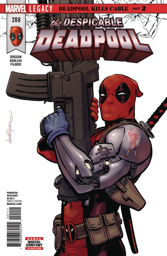 DESPICABLE DEADPOOL #288 LEG COVER