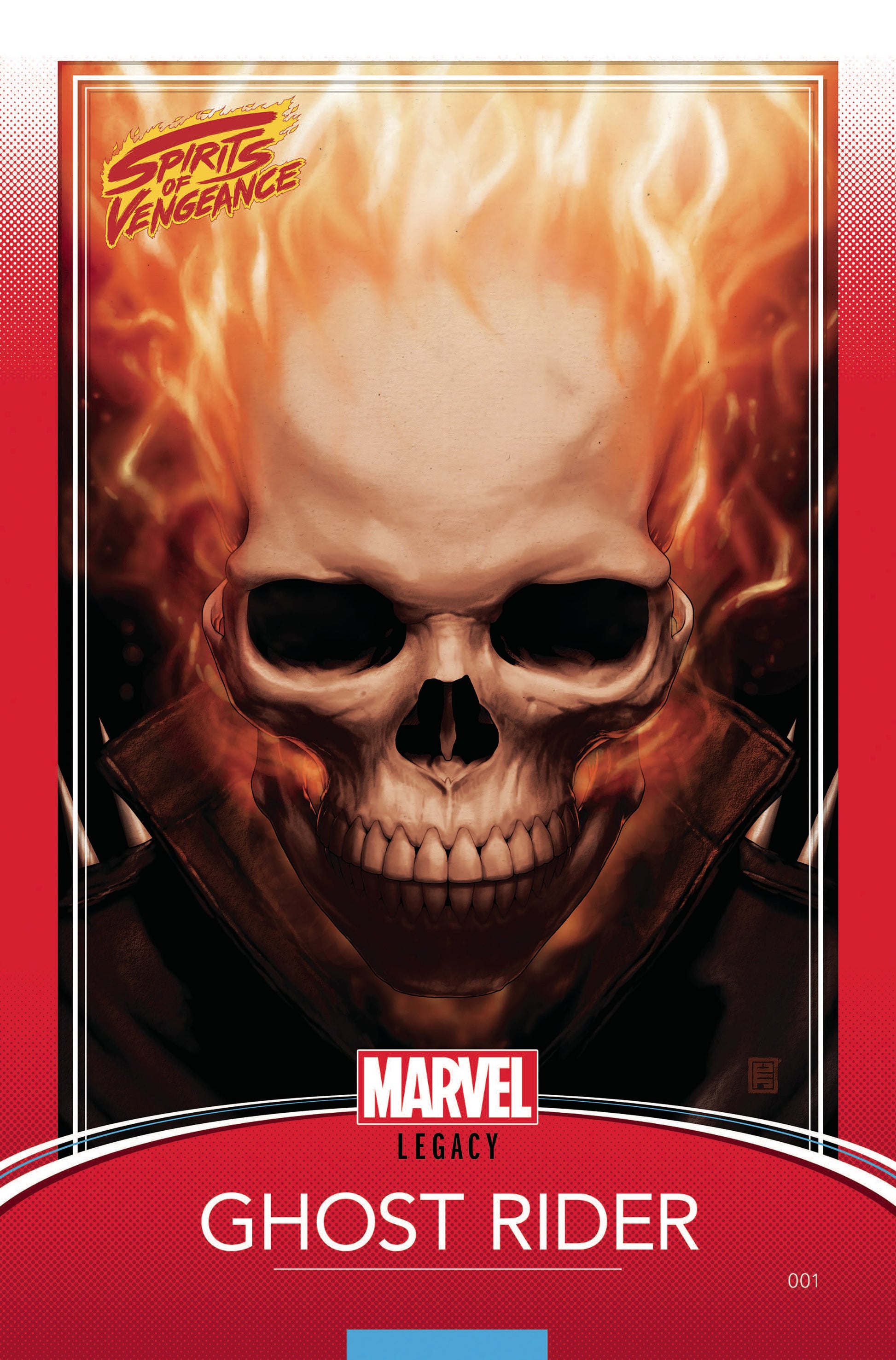 SPIRITS OF VENGEANCE #1 (OF 5) CHRISTOPHER TRADING CARD VAR COVER