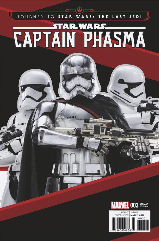 JOURNEY SW LAST JEDI CAPT PHASMA #3 (OF 4) MOVIE VAR COVER