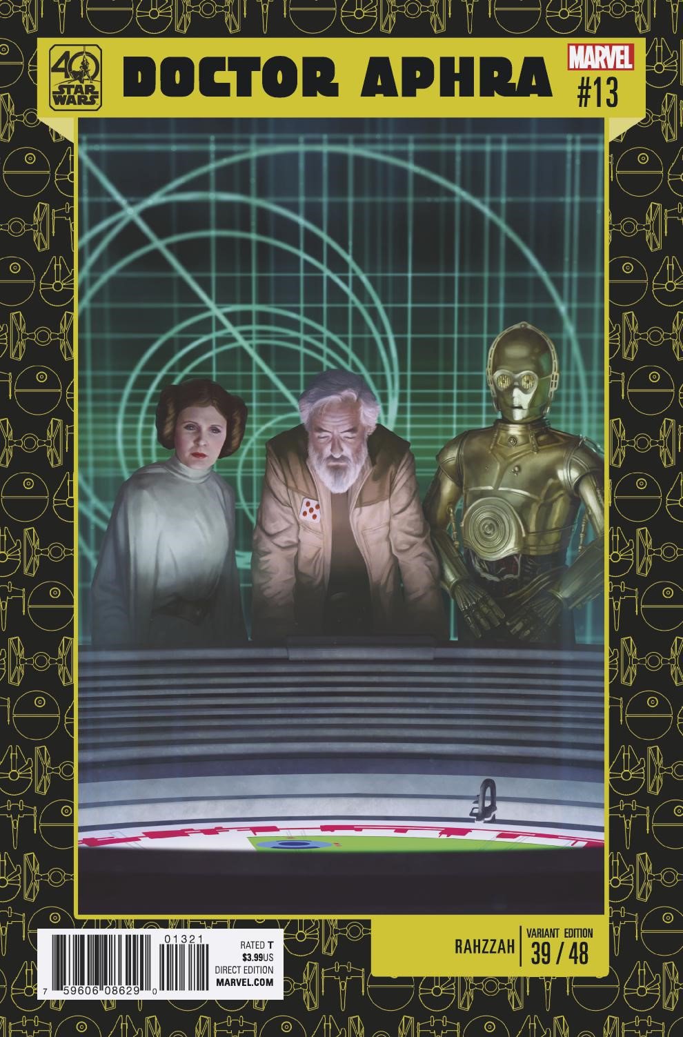 STAR WARS DOCTOR APHRA #13 RAHZZAH 40TH ANNIV VAR COVER