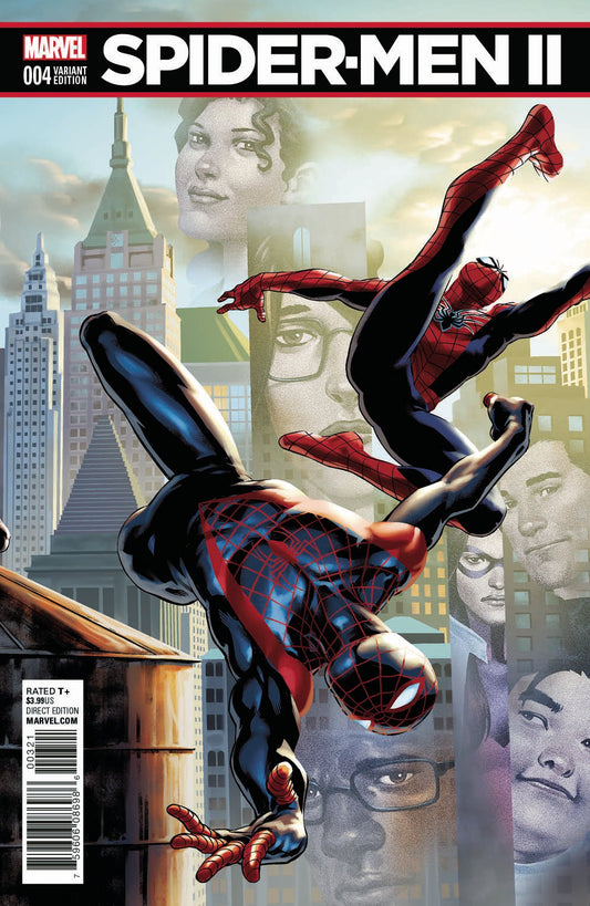 SPIDER-MEN II #4 (OF 5) SAIZ CONNECTING VAR D COVER