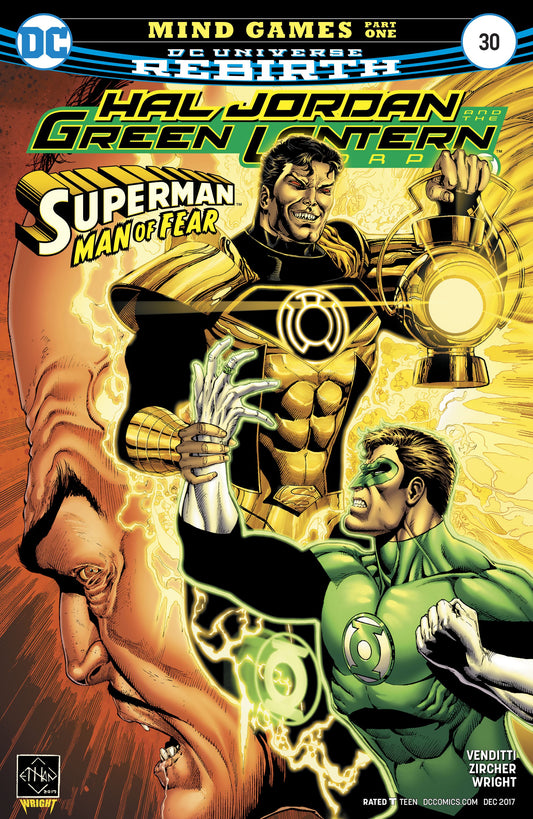 HAL JORDAN AND THE GREEN LANTERN CORPS #30 COVER
