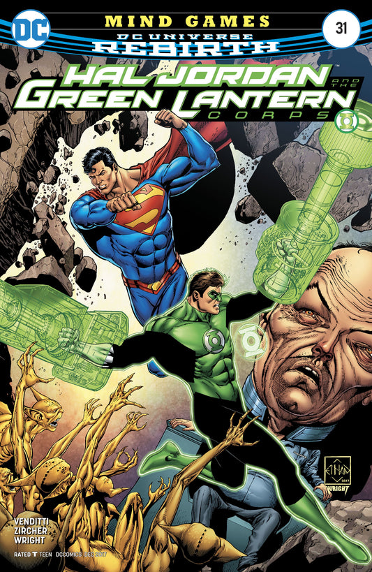 HAL JORDAN AND THE GREEN LANTERN CORPS #31 COVER