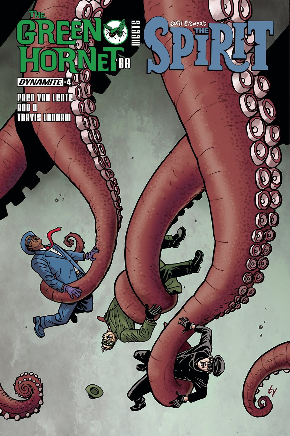 GREEN HORNET 66 MEETS SPIRIT #4 (OF 5) CVR A TEMPLETON COVER