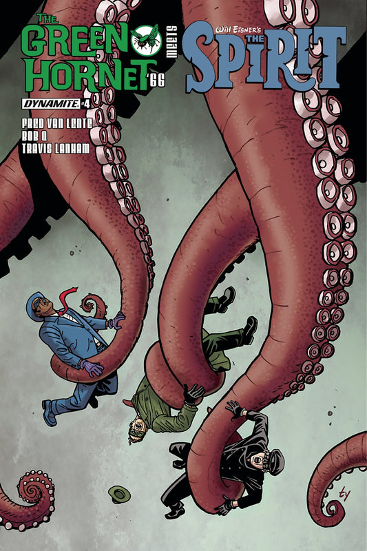 GREEN HORNET 66 MEETS SPIRIT #4 (OF 5) CVR A TEMPLETON COVER