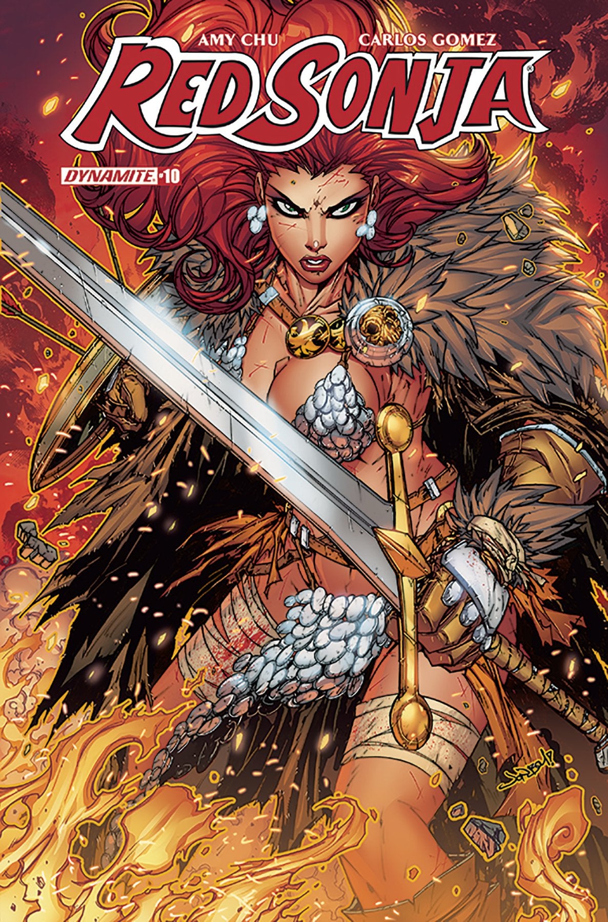 RED SONJA #10 CVR C MEYERS COVER