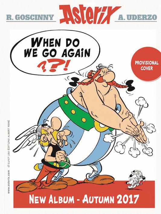 ASTERIX AND THE RACE THROUGH ITALY HC VOL 37 COVER