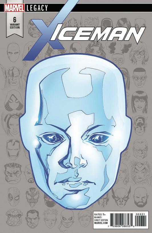 ICEMAN #6 MCKONE LEGACY HEADSHOT VAR LEG COVER