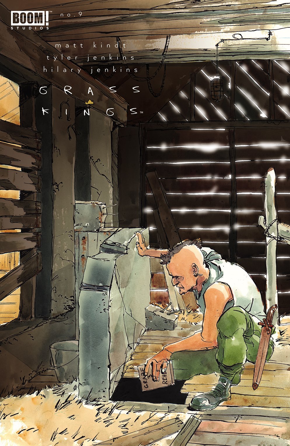 GRASS KINGS #9 MAIN & MIX COVER