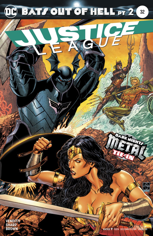 JUSTICE LEAGUE #32 METAL COVER