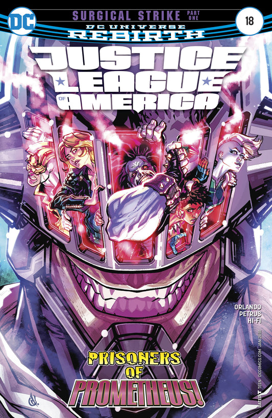 JUSTICE LEAGUE OF AMERICA #18 COVER