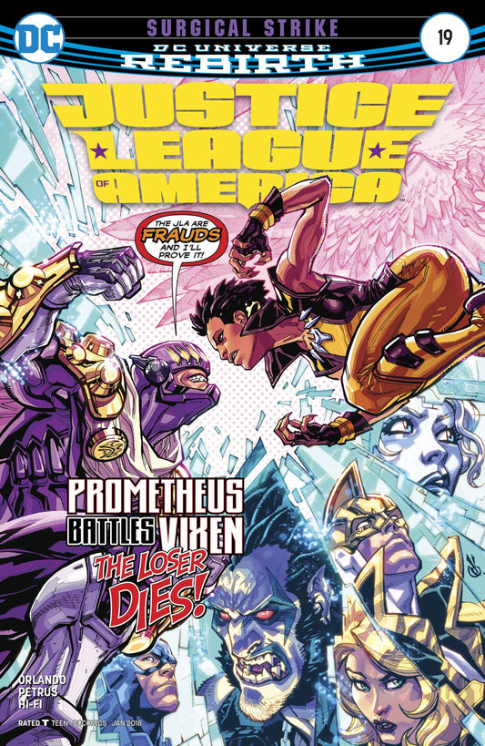JUSTICE LEAGUE OF AMERICA #19 COVER