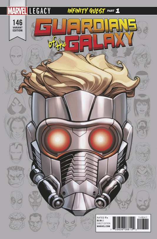 GUARDIANS OF GALAXY #146 MCKONE LEGACY HEADSHOT VAR LEG COVER