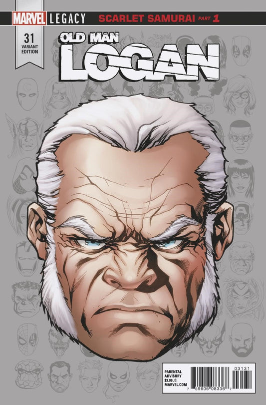 OLD MAN LOGAN #31 MCKONE LEGACY HEADSHOT VAR LEG COVER