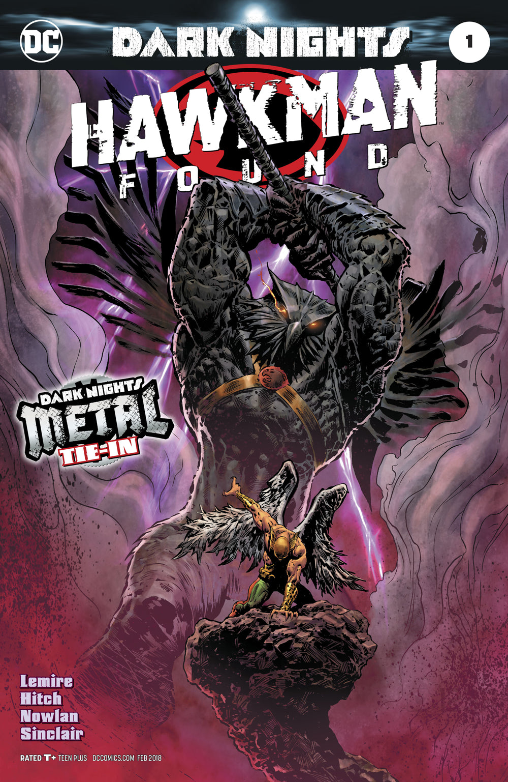 HAWKMAN FOUND #1 COVER