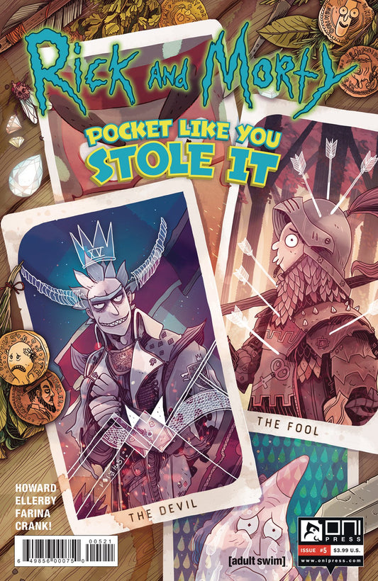 RICK & MORTY POCKET LIKE YOU STOLE IT #5 (OF 5) KIRKBY VAR COVER