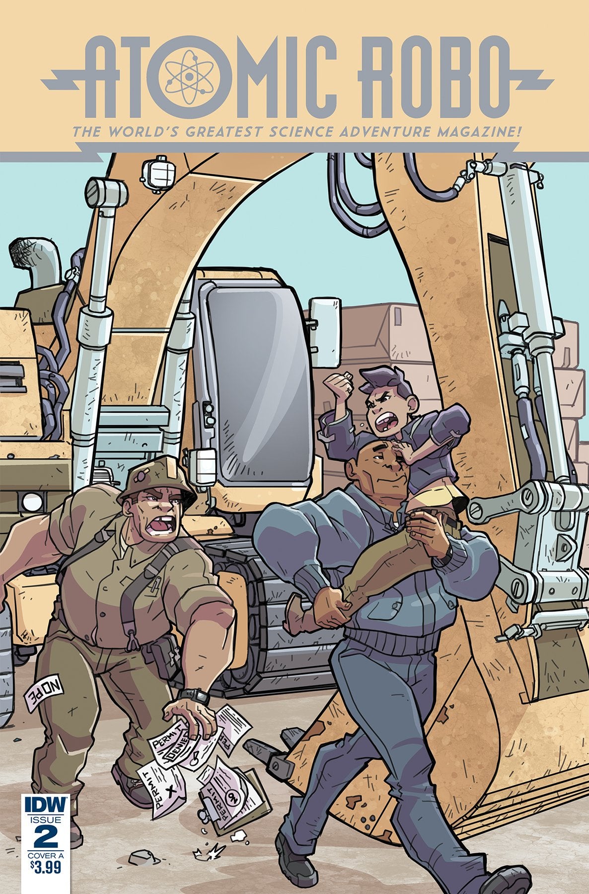 ATOMIC ROBO SPECTRE OF TOMORROW #2 CVR A WEGENER COVER