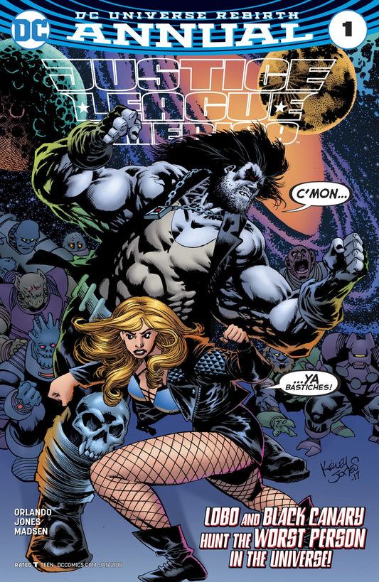 JUSTICE LEAGUE OF AMERICA ANNUAL #1 COVER