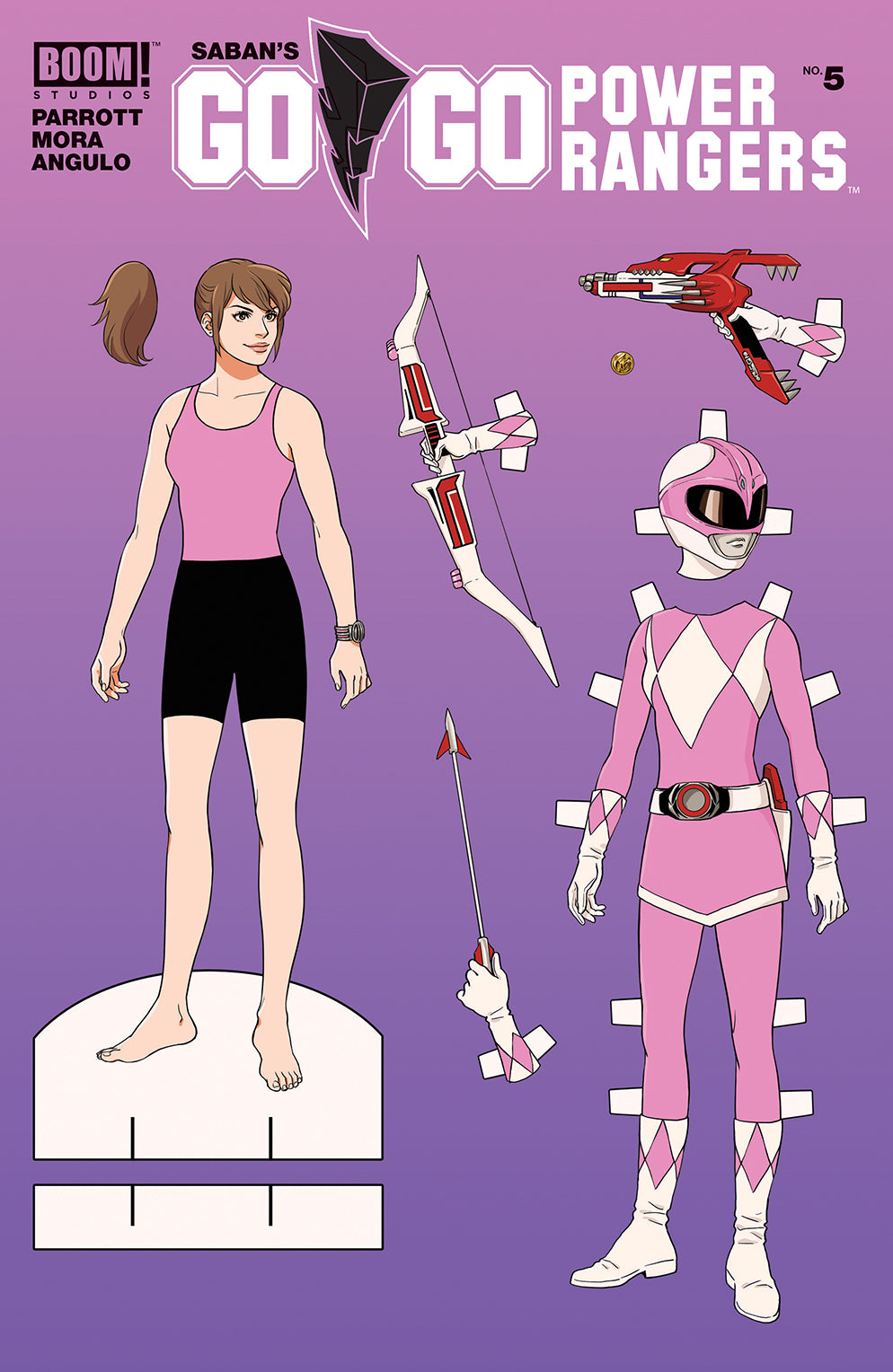 GO GO POWER RANGERS #5 UNLOCKABLE MOK VAR COVER