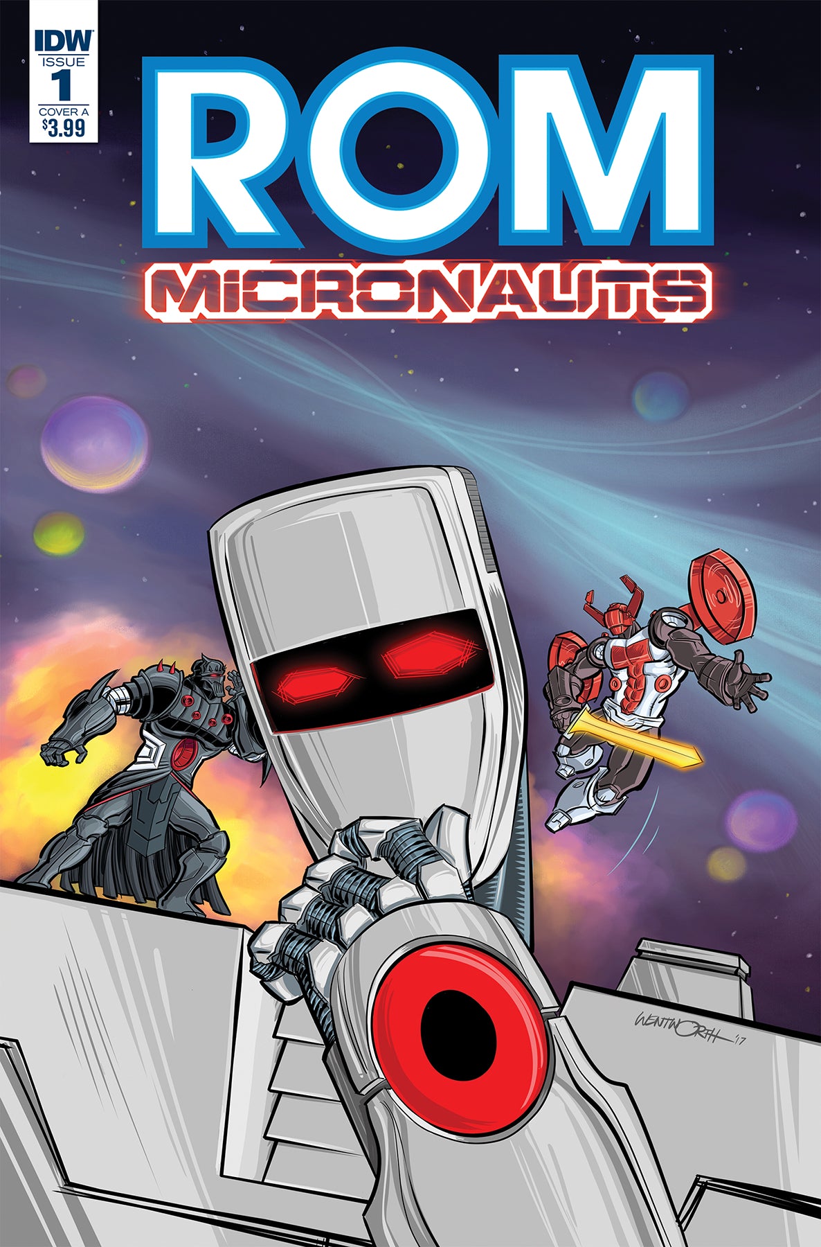 ROM & THE MICRONAUTS #1 (OF 5) CVR A WENTWORTH COVER