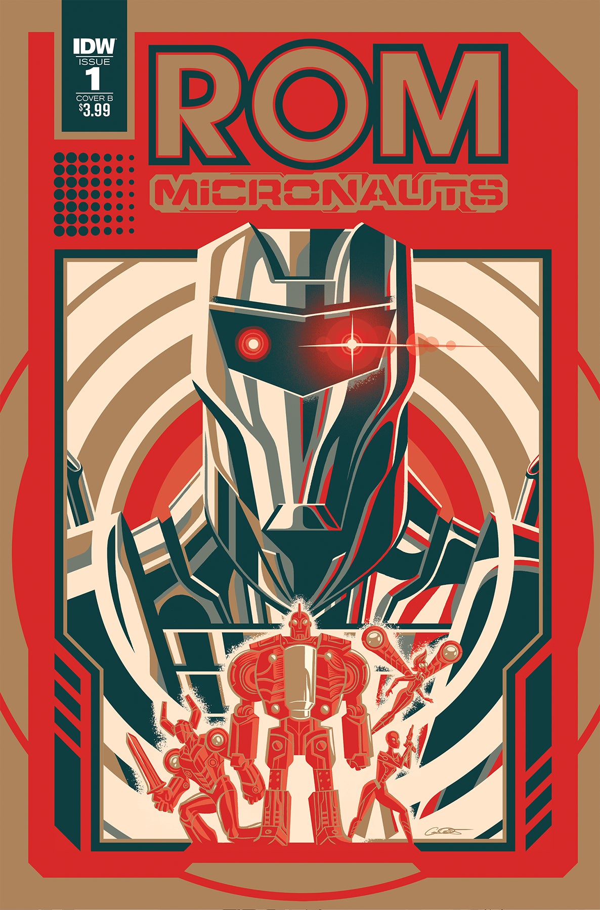 ROM & THE MICRONAUTS #1 (OF 5) CVR B CALTSOUDAS COVER
