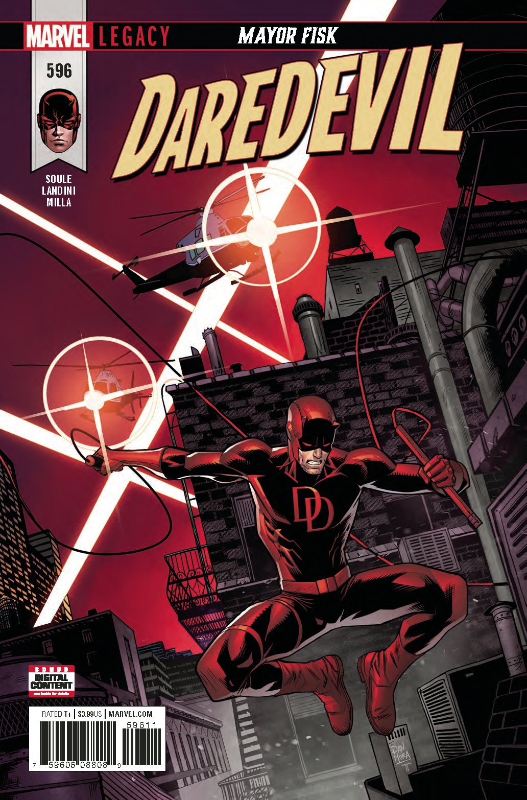 DAREDEVIL #596 LEG COVER
