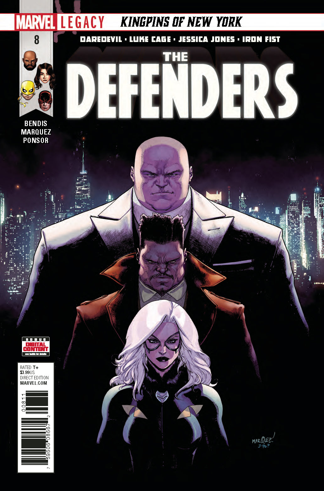 DEFENDERS #8 LEG COVER