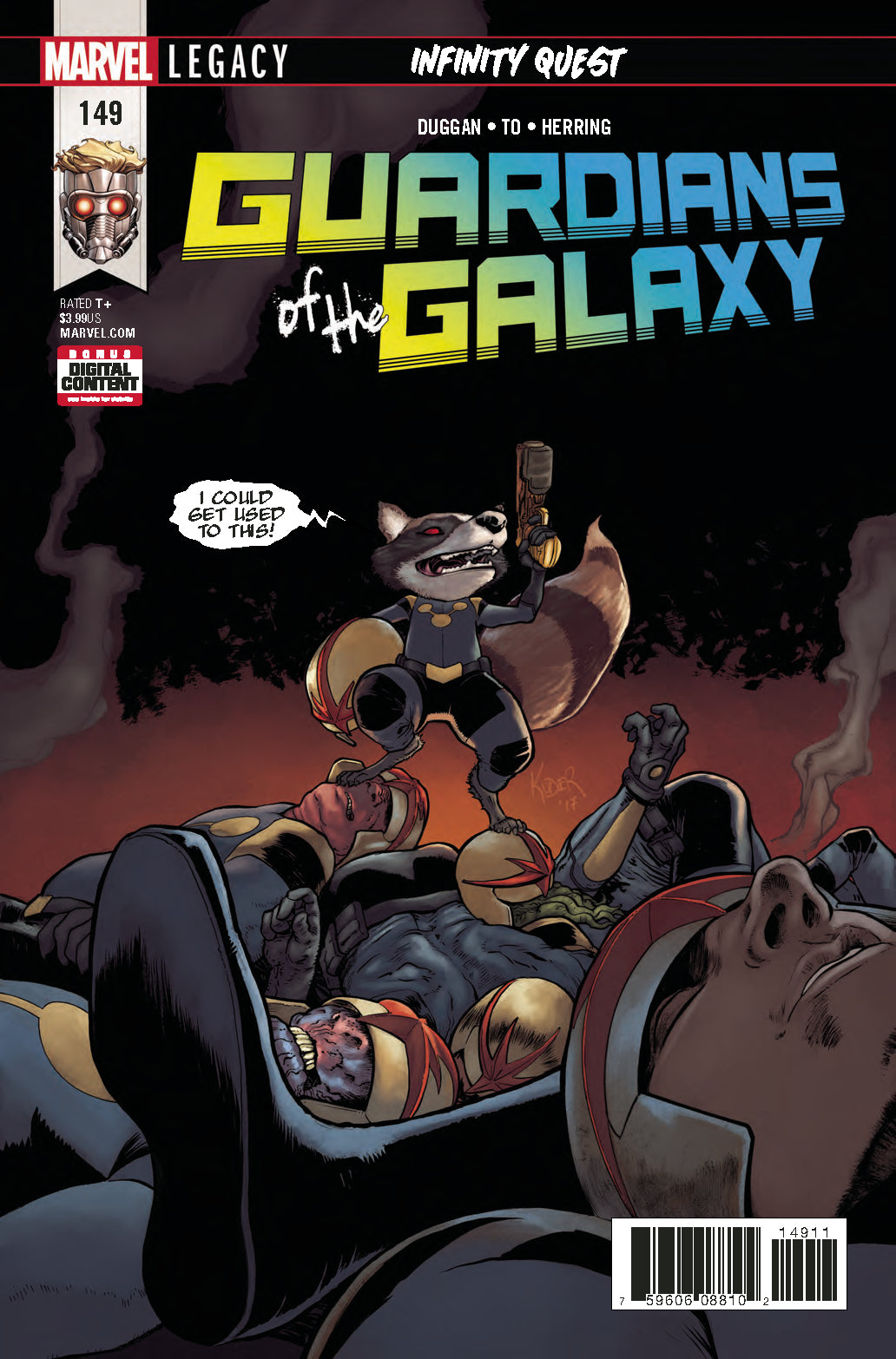 GUARDIANS OF GALAXY #149 LEG COVER