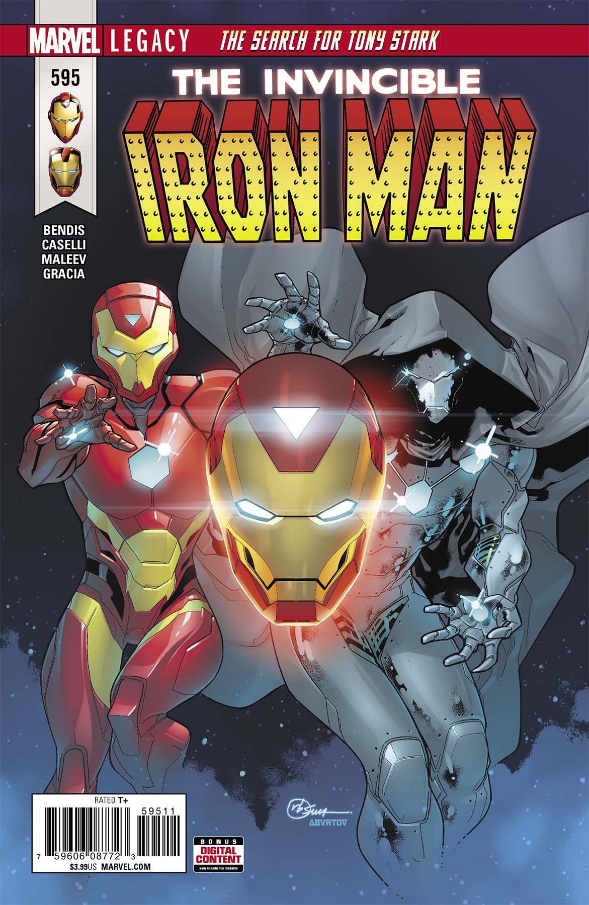 INVINCIBLE IRON MAN #595 LEG COVER